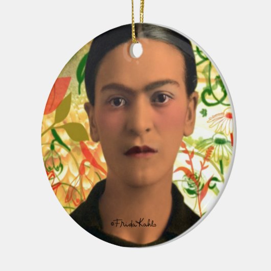 Frida Kahlo Reflejando Keramikornament (Links)