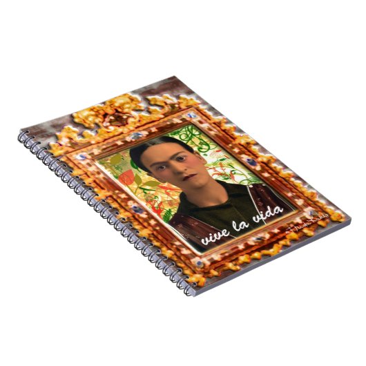 Frida Kahlo Reflejando Notizblock (Rechte Seite)