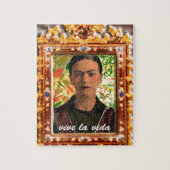 Frida Kahlo Reflejando Puzzle (Vertikal)