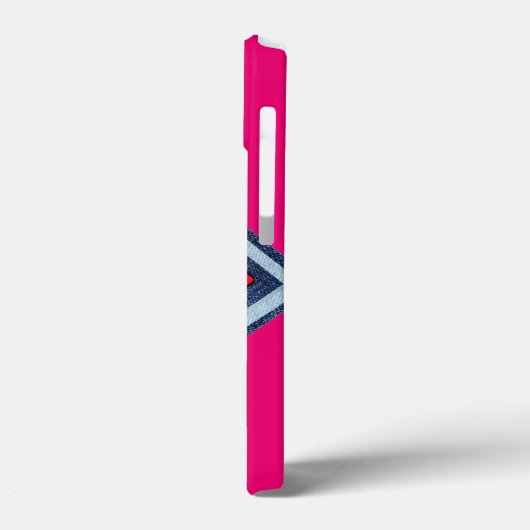 Frida Kahlo Retro Denim Diamond Case-Mate iPhone Hülle (Rückseite / Links)