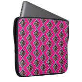 Frida Kahlo Retro Denim Diamond Electronics Bag Laptopschutzhülle (Vorne Rechts)