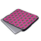 Frida Kahlo Retro Denim Diamond Electronics Bag Laptopschutzhülle (Vorne Knopf)