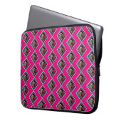 Frida Kahlo Retro Denim Diamond Electronics Bag Laptopschutzhülle (Vorderseite Links)