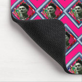 Frida Kahlo Retro Denim Diamond Mousepad (Ecke)
