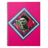 Frida Kahlo Retro Denim Diamond Notizblock (Vorderseite)