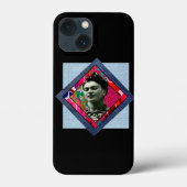 Frida Kahlo Retro Pink Denim Case-Mate iPhone Hülle (Rückseite)