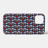Frida Kahlo Retro Pink Denim Case-Mate iPhone Hülle (Rückseite (Horizontal))