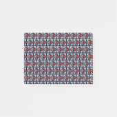 Frida Kahlo Retro Pink Denim Post-it Klebezettel (Vorderseite)