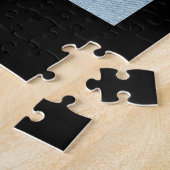 Frida Kahlo Retro Pink Denim Puzzle (Seite)