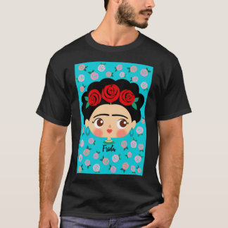 Frida Kahlo - Rose - D8 Classic Essential T - Shir T-Shirt