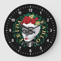 Frida Kahlo | Schädel mit Rose Kronen