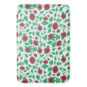 Frida Kahlo | Schädel u. Rosen Badematte (Vorderseite Vertikal)