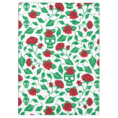 Frida Kahlo | Schädel u. Rosen Klemmbrett (Rückseite)