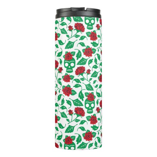 Frida Kahlo | Schädel u. Rosen Thermosbecher (Rückseite)
