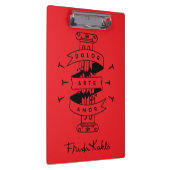 Frida Kahlo | Schmerz-Kunst-Liebe Klemmbrett (Rechts)