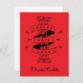 Frida Kahlo | Schmerz-Kunst-Liebe Postkarte (Vorne/Hinten)