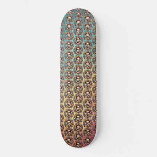 Frida Kahlo Skateboard (Vorderseite)