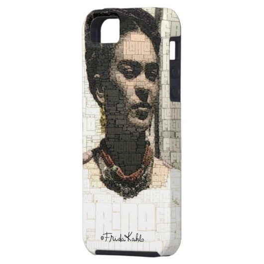 Frida Kahlo Textile Portrait Case-Mate iPhone Hülle (Rückseite Links)
