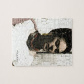 Frida Kahlo Textile Portrait Puzzle (Horizontal)