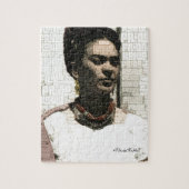 Frida Kahlo Textile Portrait Puzzle (Vertikal)