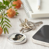 Frida Kahlo Textile Portrait Schlüsselanhänger (Seite)