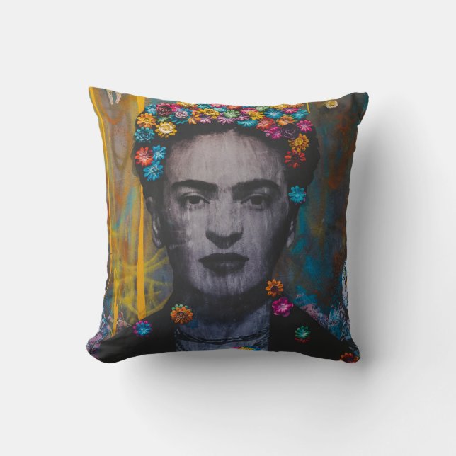 Frida Kahlo Tribute pillow II Kissen (Vorderseite)