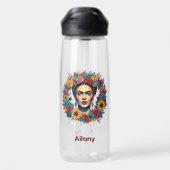 Frida Kahlo Trinkflasche (Rückseite)