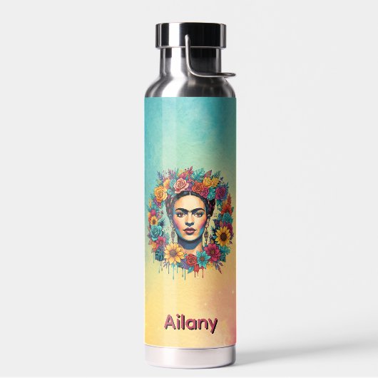 Frida Kahlo Trinkflasche (Links)