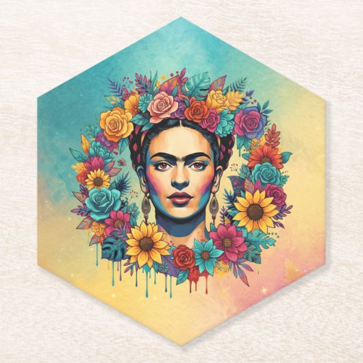 Frida Kahlo Untersetzer (Vorderseite)