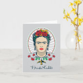 Frida Kahlo| Vintage Flora Karte (Gelbe Blume)