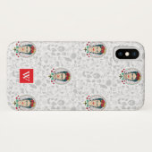 Frida Kahlo | Vintage Floral Case-Mate iPhone Hülle (Rückseite (Horizontal))