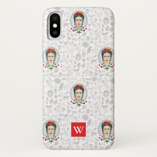 Frida Kahlo | Vintage Floral Case-Mate iPhone Hülle (Rückseite)