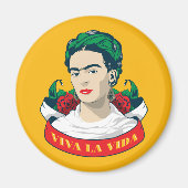Frida Kahlo Viva la Vida Magnet (Vorne)