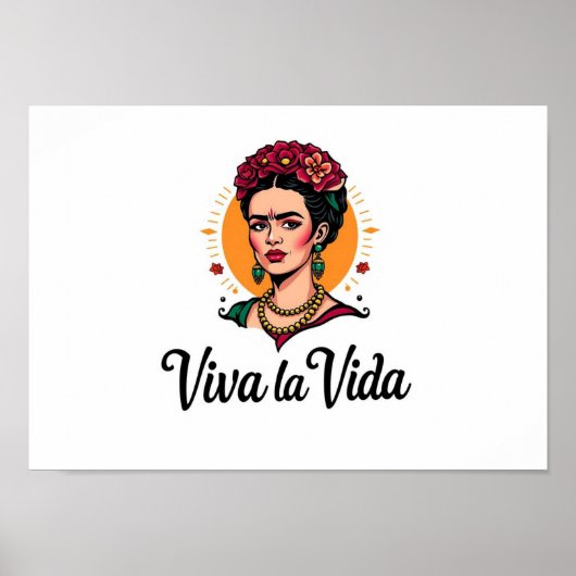 Frida Kahlo Viva la Vida Poster (Vorne)