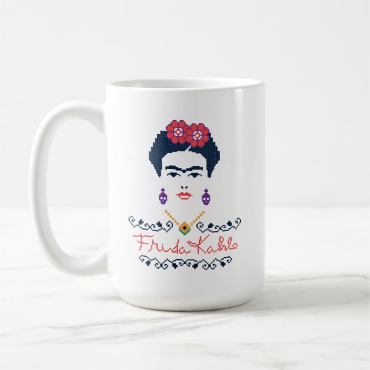 Frida Kahlo | Viva Mexiko Kaffeetasse (Links)