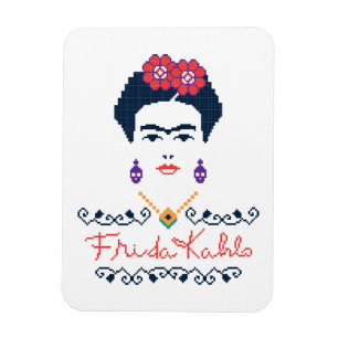 Frida Kahlo   Viva Mexiko Magnet