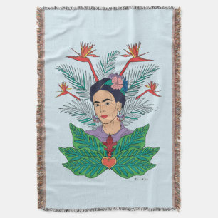 Frida Kahlo   Vögel von Paradies, florale Grafik Decke