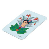 Frida Kahlo | Vögel von Paradies, florale Grafik Magnet (Linke Seite)