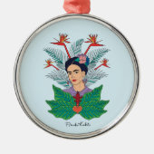 Frida Kahlo | Vögel von Paradies, florale Grafik Ornament Aus Metall (Vorne)