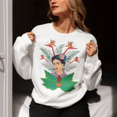 Frida Kahlo | Vögel von Paradies, florale Grafik Sweatshirt