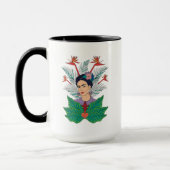 Frida Kahlo | Vögel von Paradies, florale Grafik Tasse (Links)