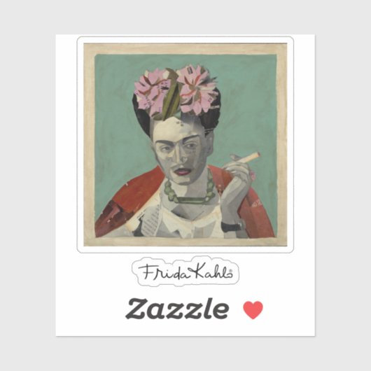 Frida Kahlo von Garcia Villegas Aufkleber (Blatt)