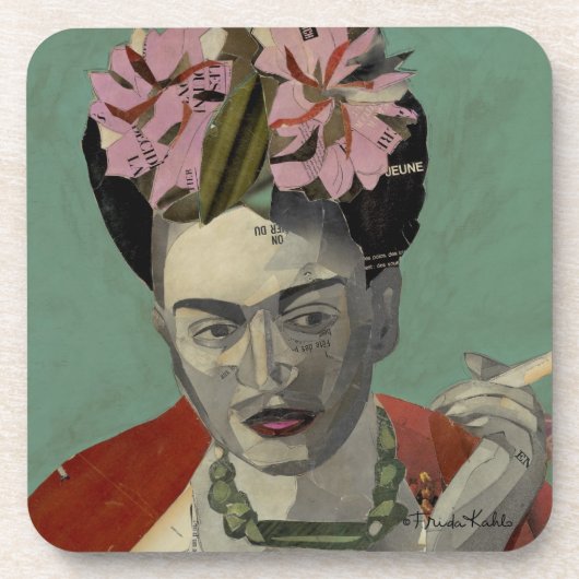Frida Kahlo von Garcia Villegas Getränkeuntersetzer (Vorderseite)