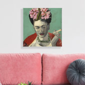 Frida Kahlo von Garcia Villegas Leinwanddruck (Insitu (Wohnzimmer))