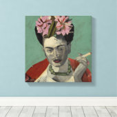 Frida Kahlo von Garcia Villegas Leinwanddruck (Insitu (Holzboden))