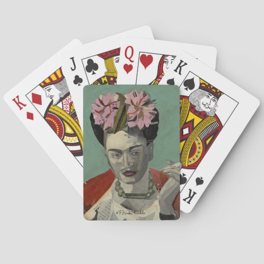Frida Kahlo von Garcia Villegas Spielkarten (Rückseite)