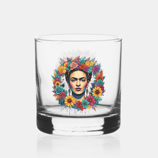 Frida Kahlo Whiskyglas (Vorderseite)