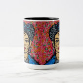 Frida Khalo Zweifarbige Tasse (Mittel)