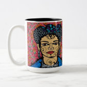 Frida Khalo Zweifarbige Tasse (Links)