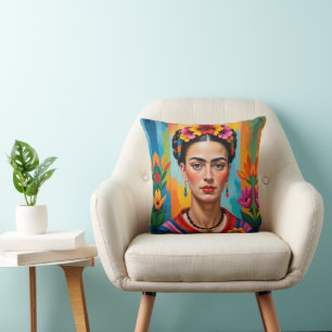 Frida Kohlo Pop Art Deco Malerei Kissen